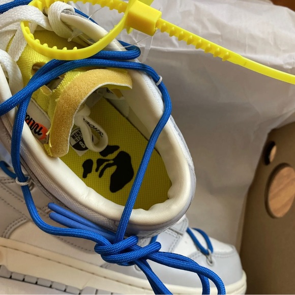 Nike Off White Dunk Low Size 8.5 Lot #10 Of 50 DM1602 112 - Picture 10 of 10